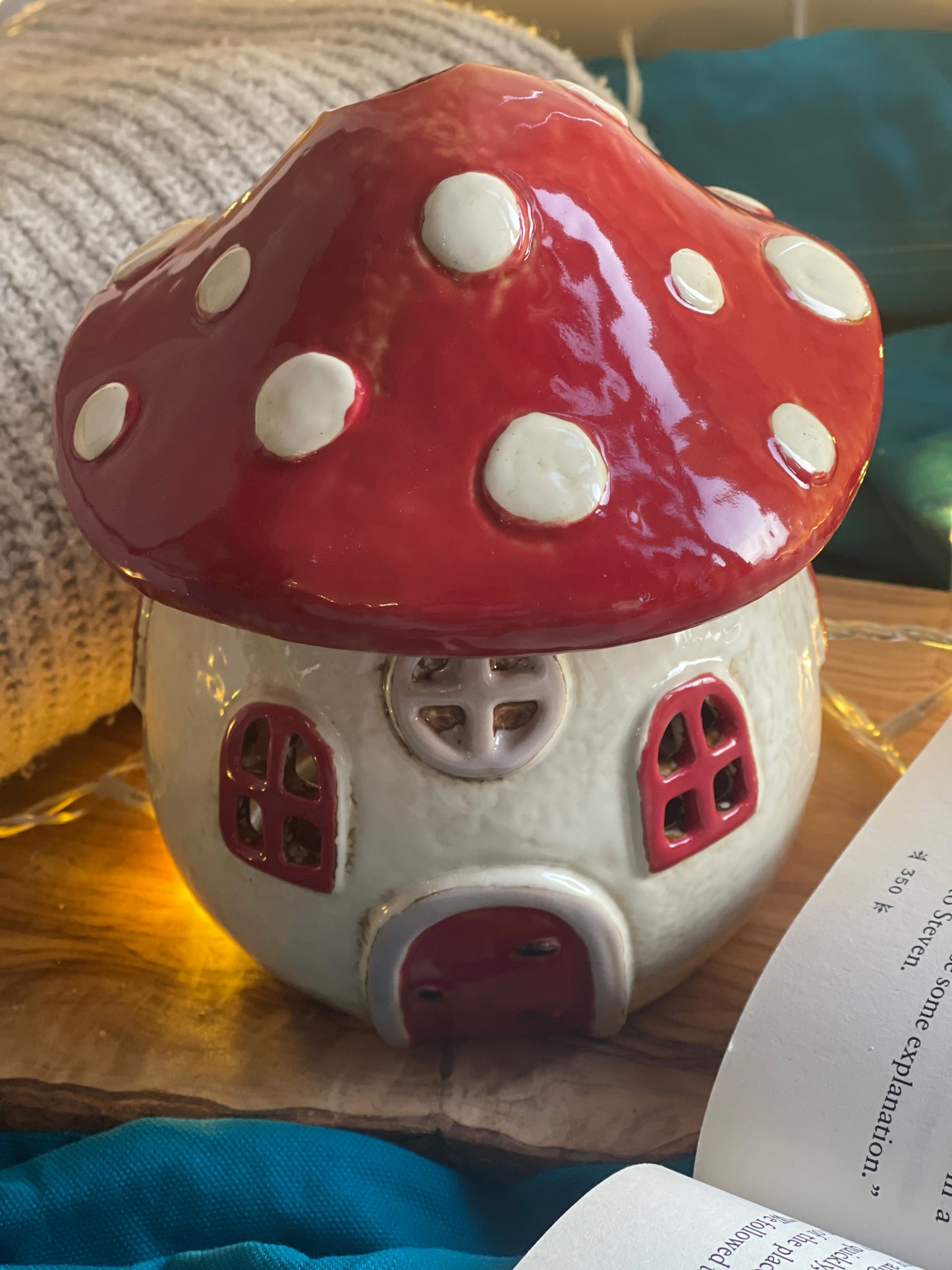 Rustic Mushroom Wax Burner