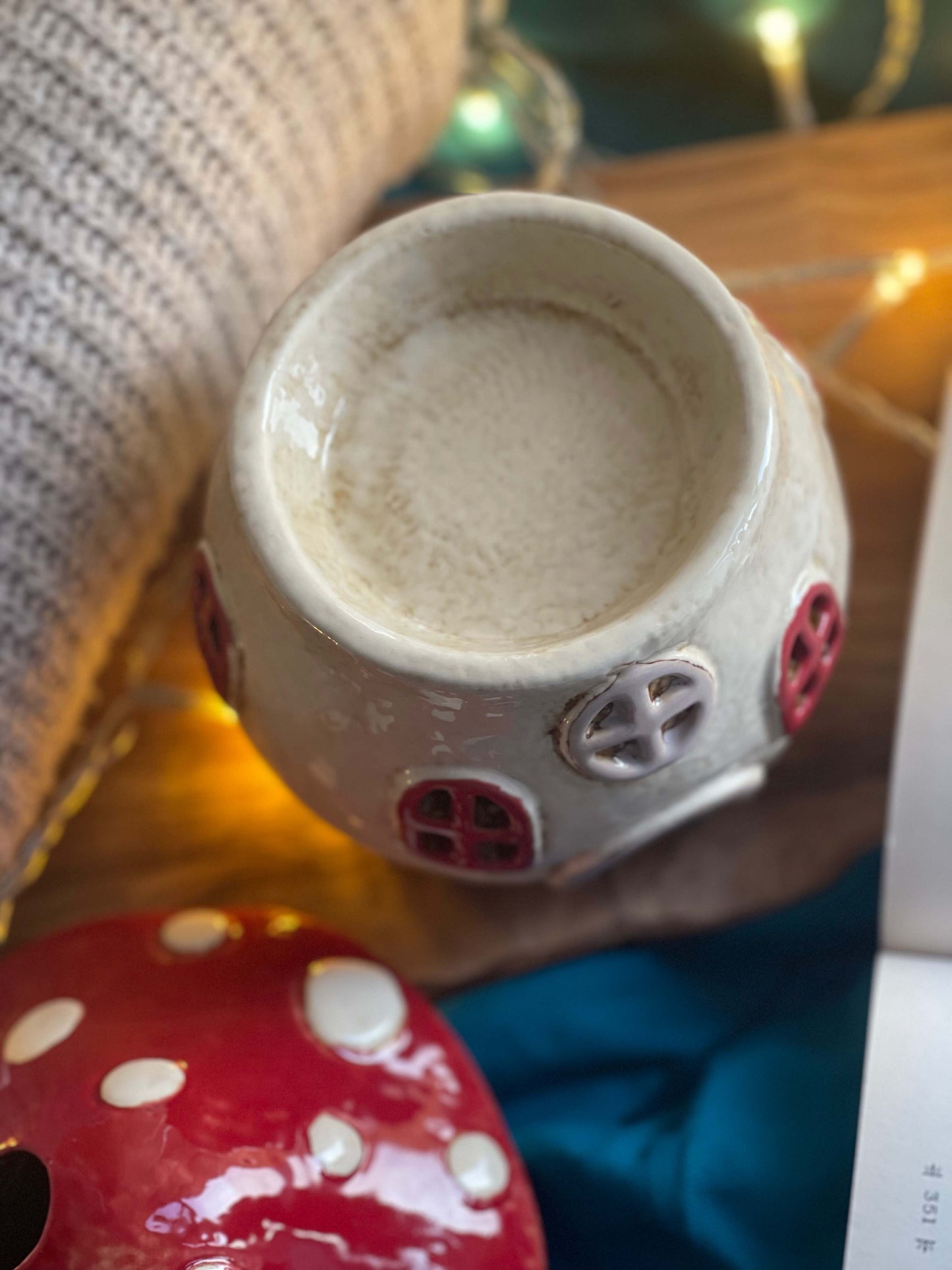 Rustic Mushroom Wax Burner