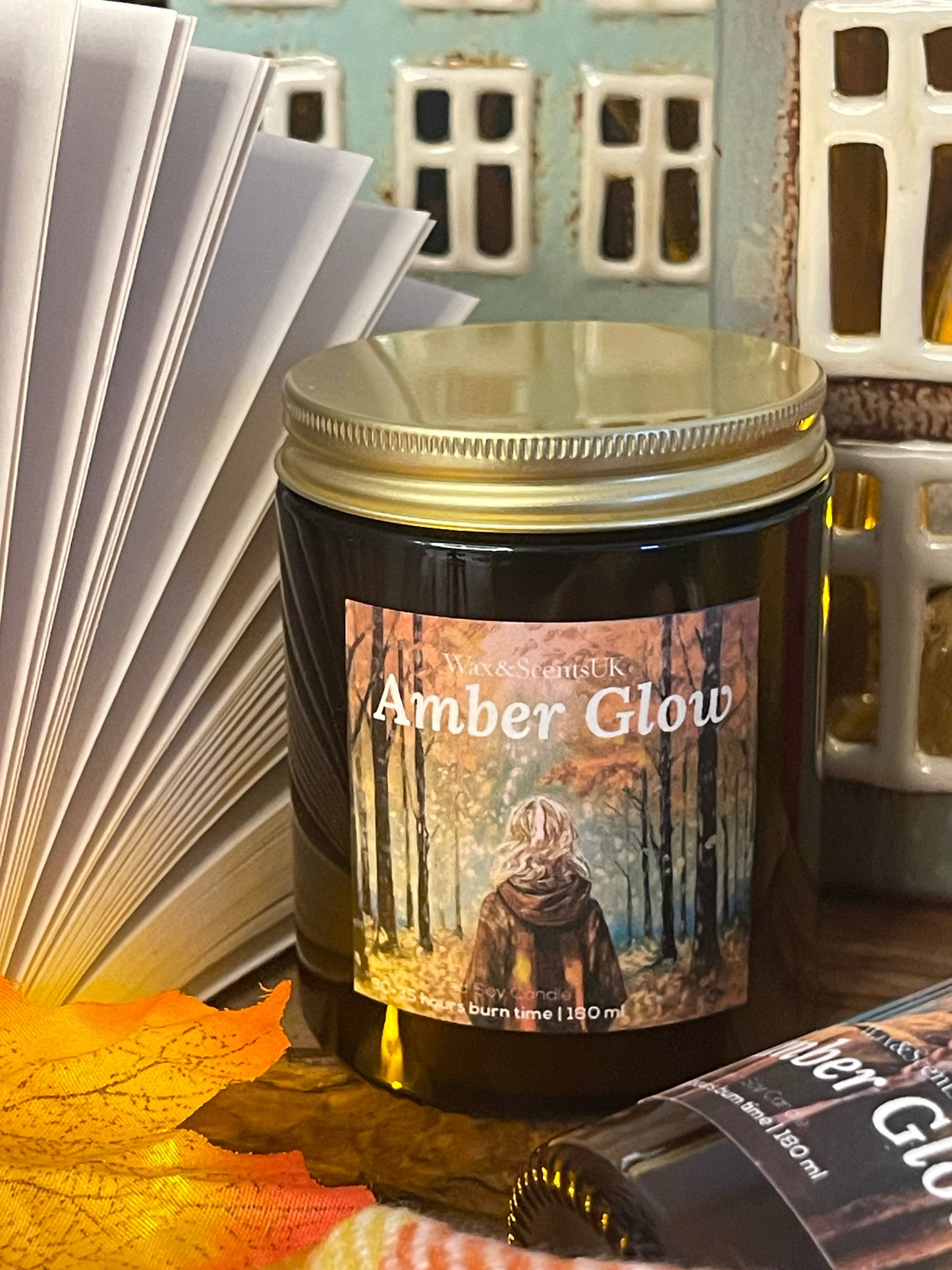 Amber Glow Soy Candle