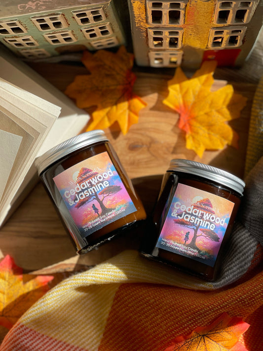 Cedarwood & Jasmine Soy Candle