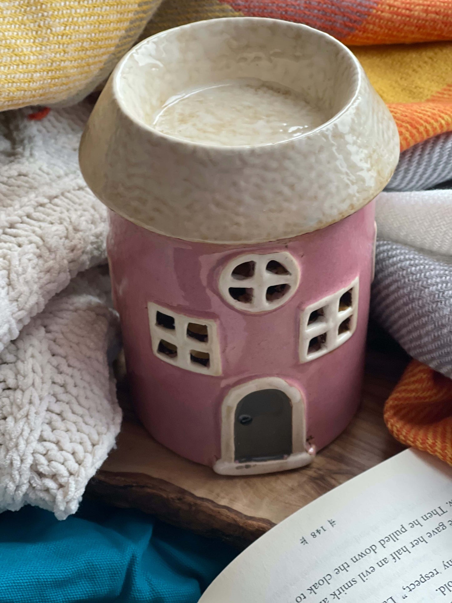 Rustic Pink Wax Burner