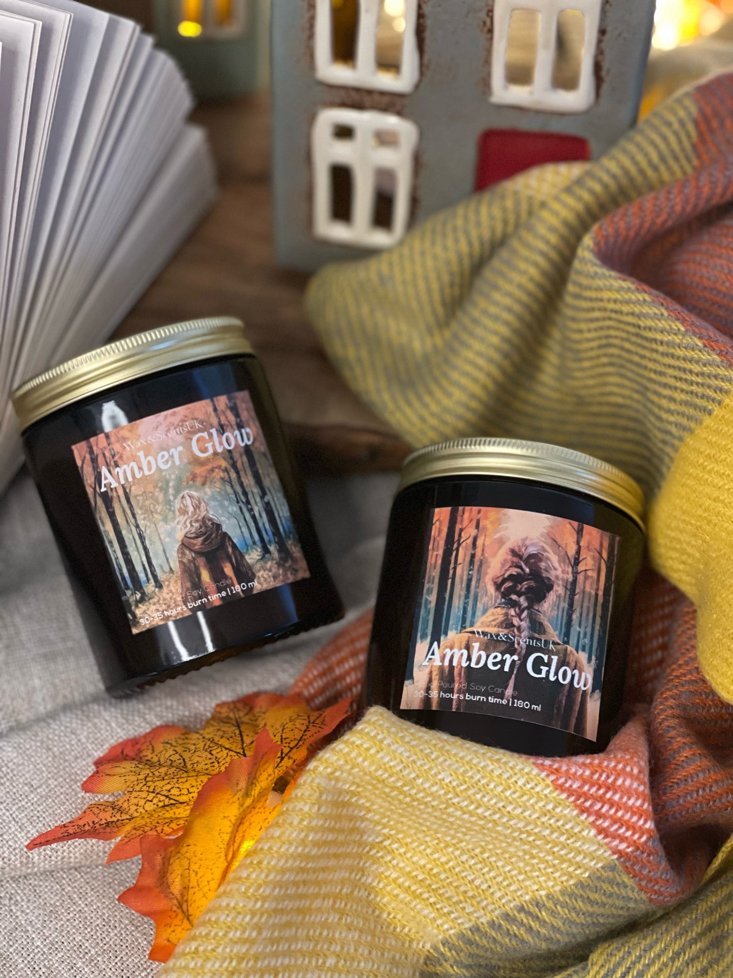 Amber Glow Soy Candle