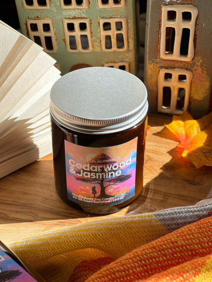 Cedarwood & Jasmine Soy Candle