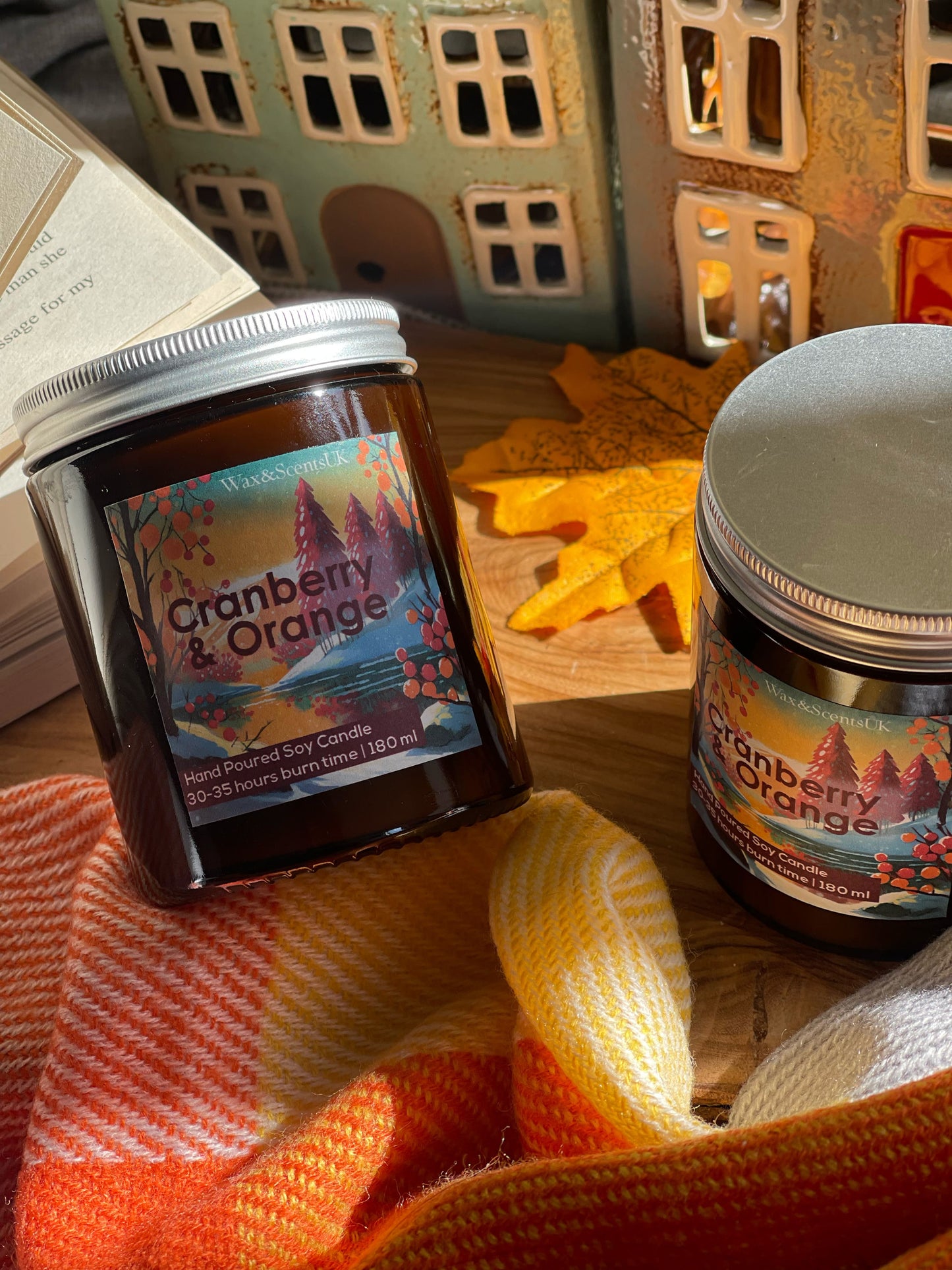 Cranberry & Orange Soy Candle