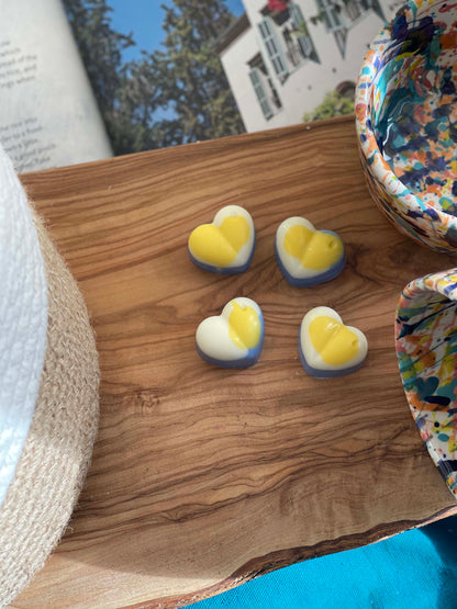 Nuit étoilée Hearts Soy Wax Melts x4