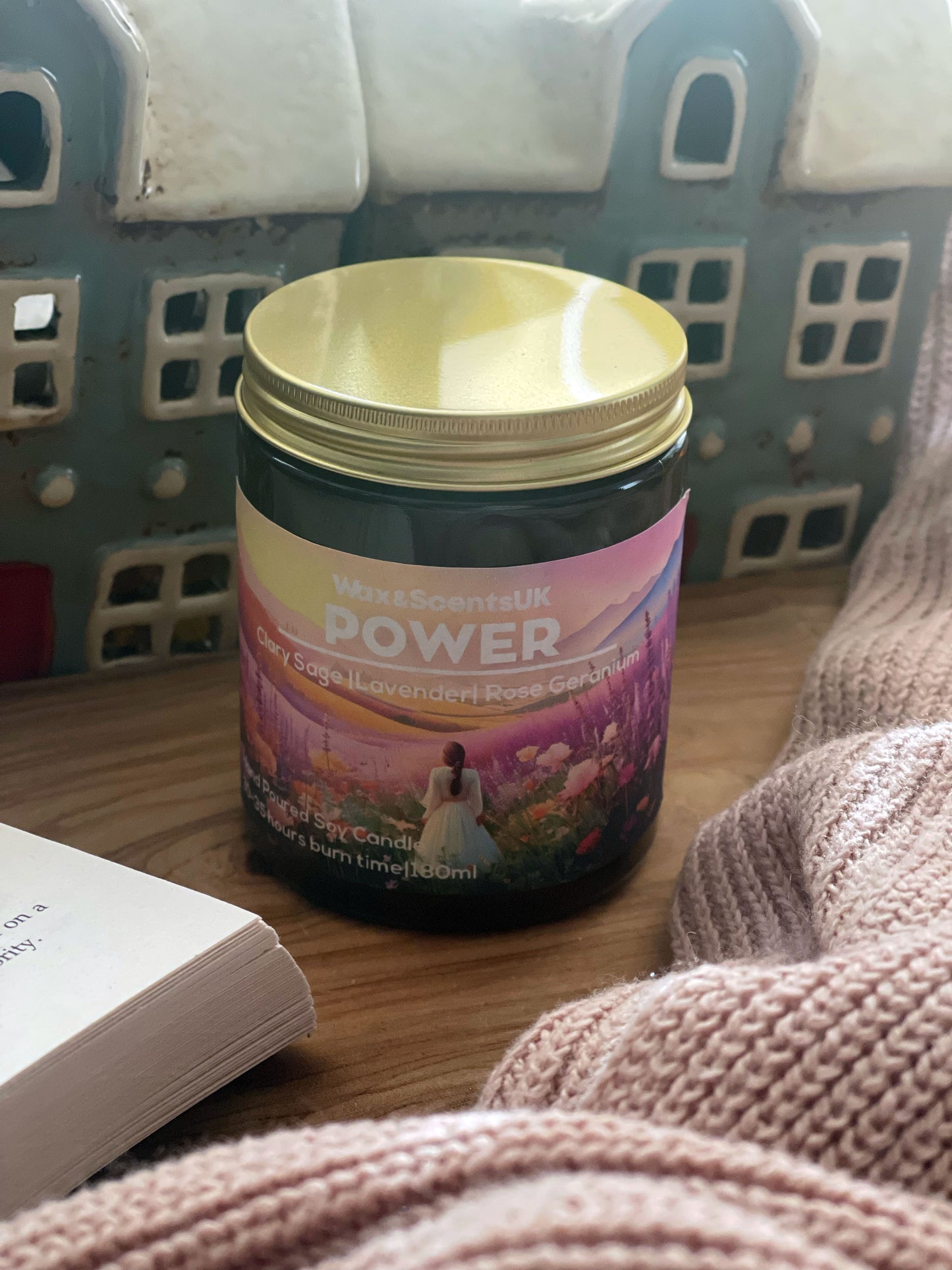 Power Essential Oil Candle